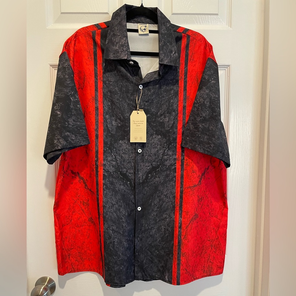 Hardaddy Red and Black Patterned Shirt